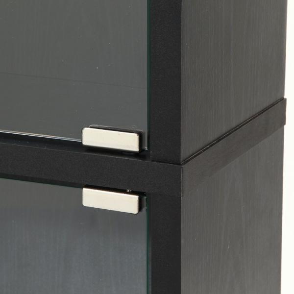 浅型ガラスコレクションケース ハイタイプ 幅48.5cm スリム ディスプレイ 強化ガラスケース リビング コレクションボード 飾り棚 収納ラック 浅型ガラスコレクションケース ハイタイプ 幅48.5cm スリム ディスプレイ 強化ガラスケース リビング コレクションボード 飾り棚 収納ラック