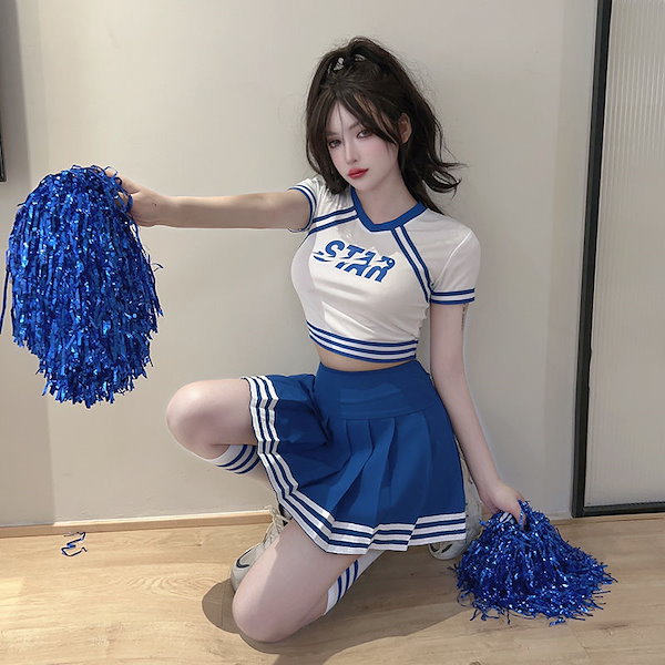 Qoo10] 女性用チアリーディング ダンス 学生 ゲ