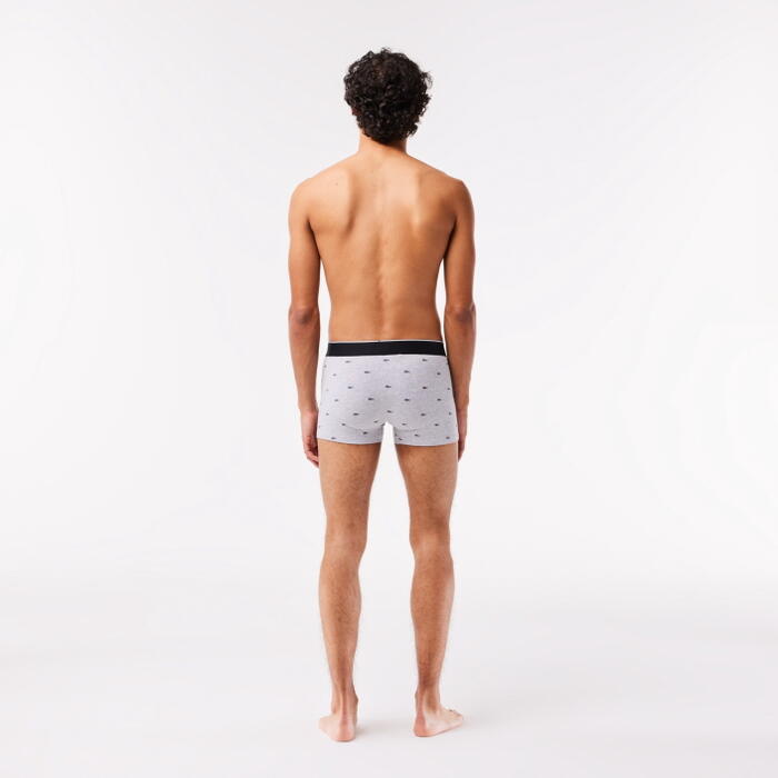 マルチ ワニデザイン 3パック ボクサーパンツ 5H3411-10 5KC/グレー W3T/ネイビー VDP/ブラック マルチ ワニデザイン 3パック ボクサーパンツ 5H3411-10 5KC/グレー W3T/ネイビー VDP/ブラック