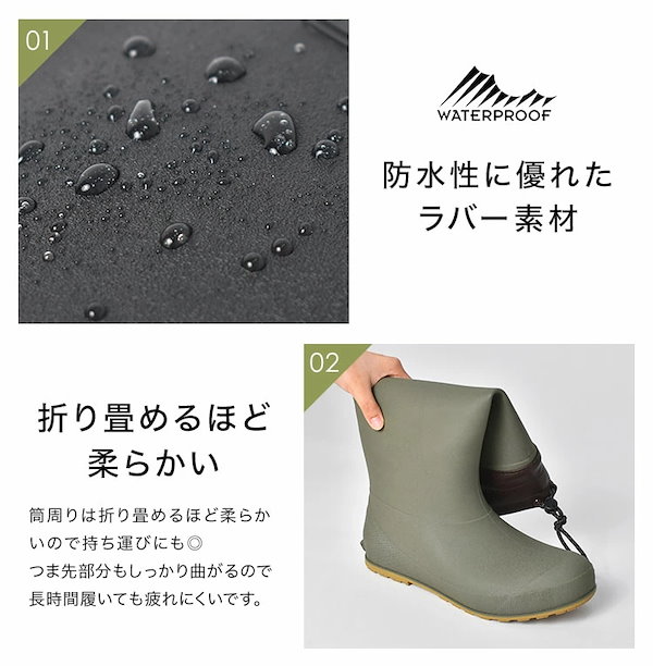 Qoo10] コロンビア 長靴 メンズ レディース レインブーツ