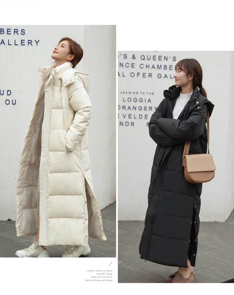 母の日リピーター続出4色 ロングダウン もこもこアウター 中綿コート フード付き ウエスト ミモレ丈 ぺディン スタンドカラー 大人可愛い カーキ グリーン ブラック ベージュ 上着 ロングダウン ポ