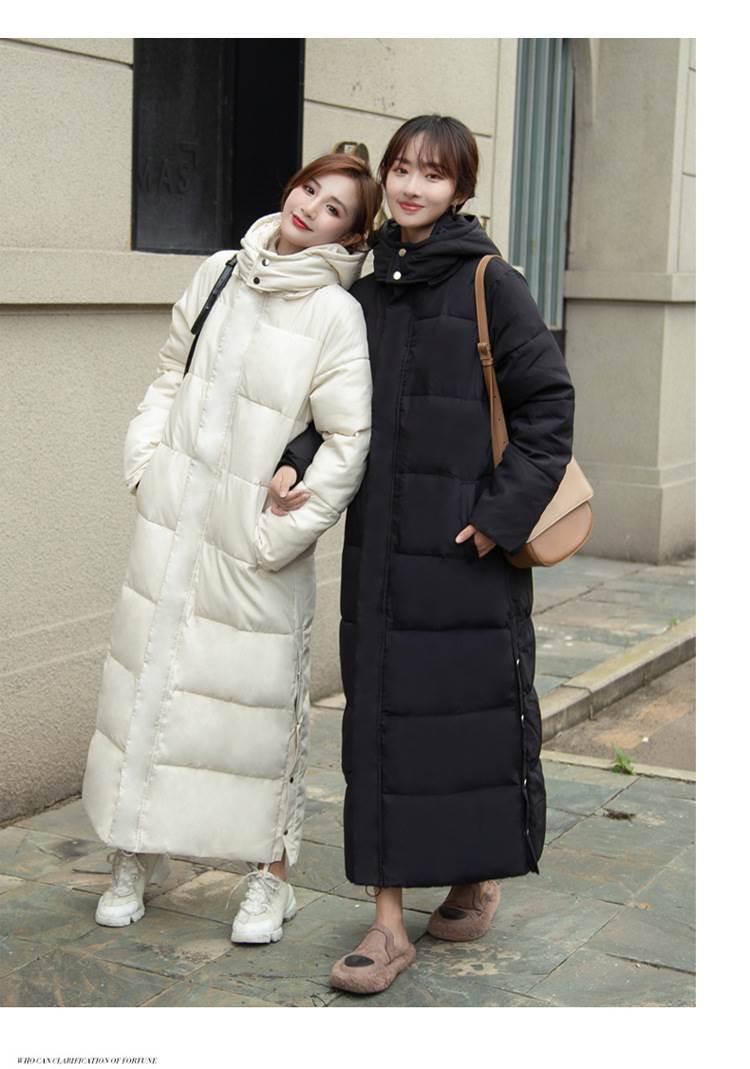 母の日リピーター続出4色 ロングダウン もこもこアウター 中綿コート フード付き ウエスト ミモレ丈 ぺディン スタンドカラー 大人可愛い カーキ グリーン ブラック ベージュ 上着 ロングダウン ポ