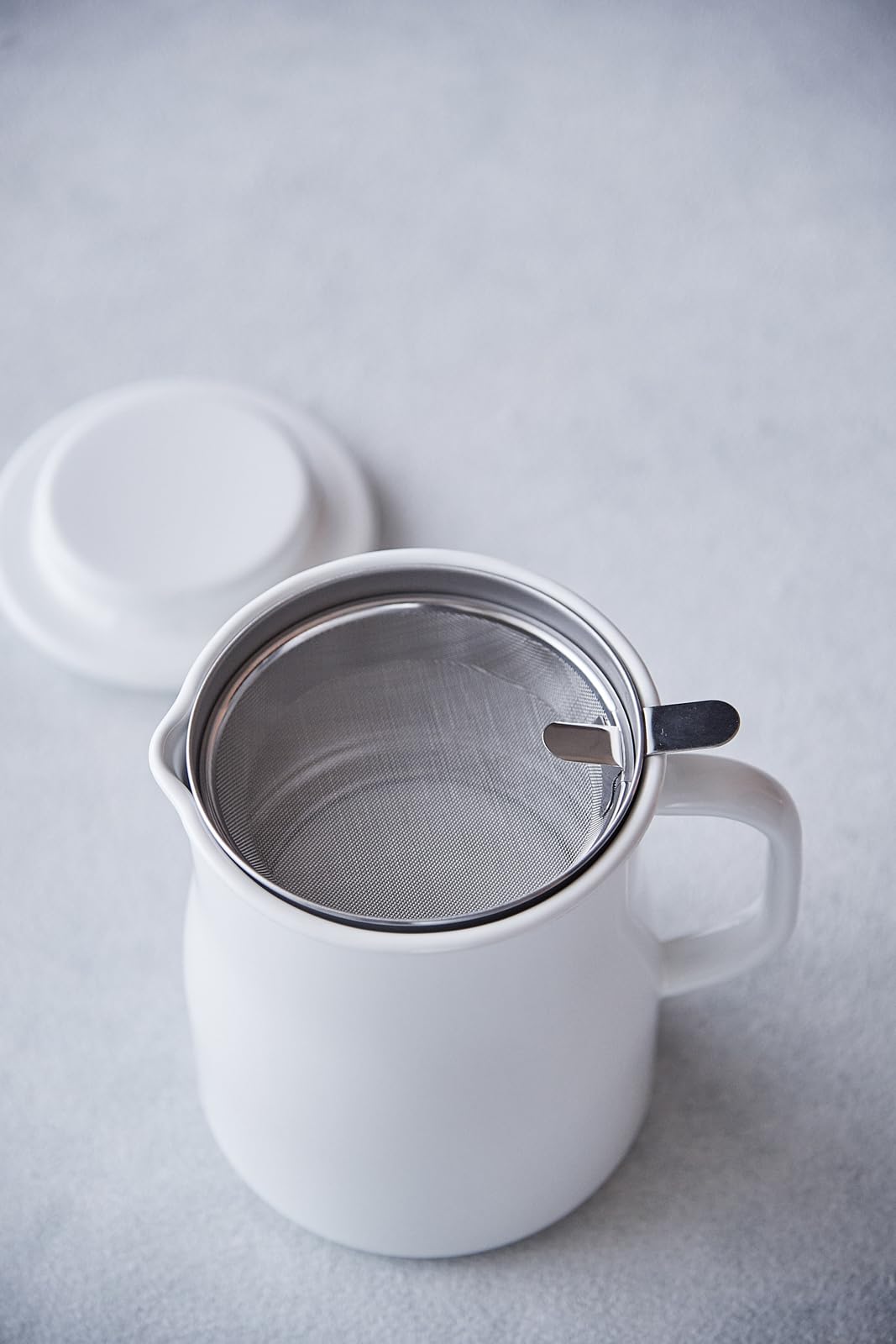野田琺瑯(Nodahoro) オイルポット ホーロー 耐熱 800ml 日本製 ロカポ ホワイト NOL-800
