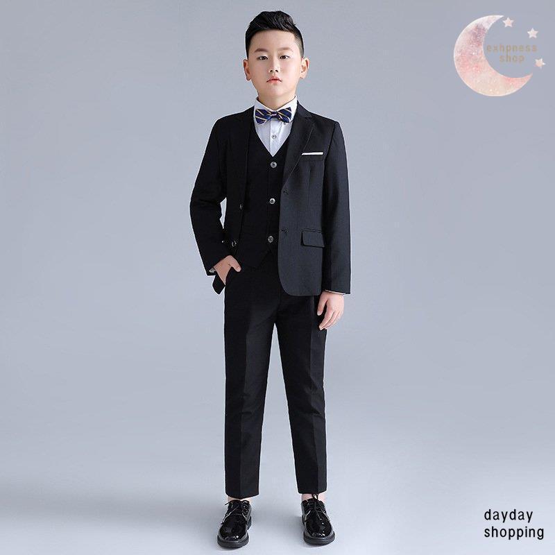 子供服 スーツ 男の子 フォーマル 入学式 上下セット 1/3/4/5点セット ジュニア キッズ 男児 卒園式 入園式 結婚式 発表会 卒業式 喪服 130180cm 大きいサイズ