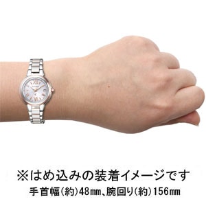 シチズン 【国内正規品】クロスシー　basic collection Stainless Steel Line Happy Flight エコ・ドライブ電波 レディースタイプ ES9434-53W