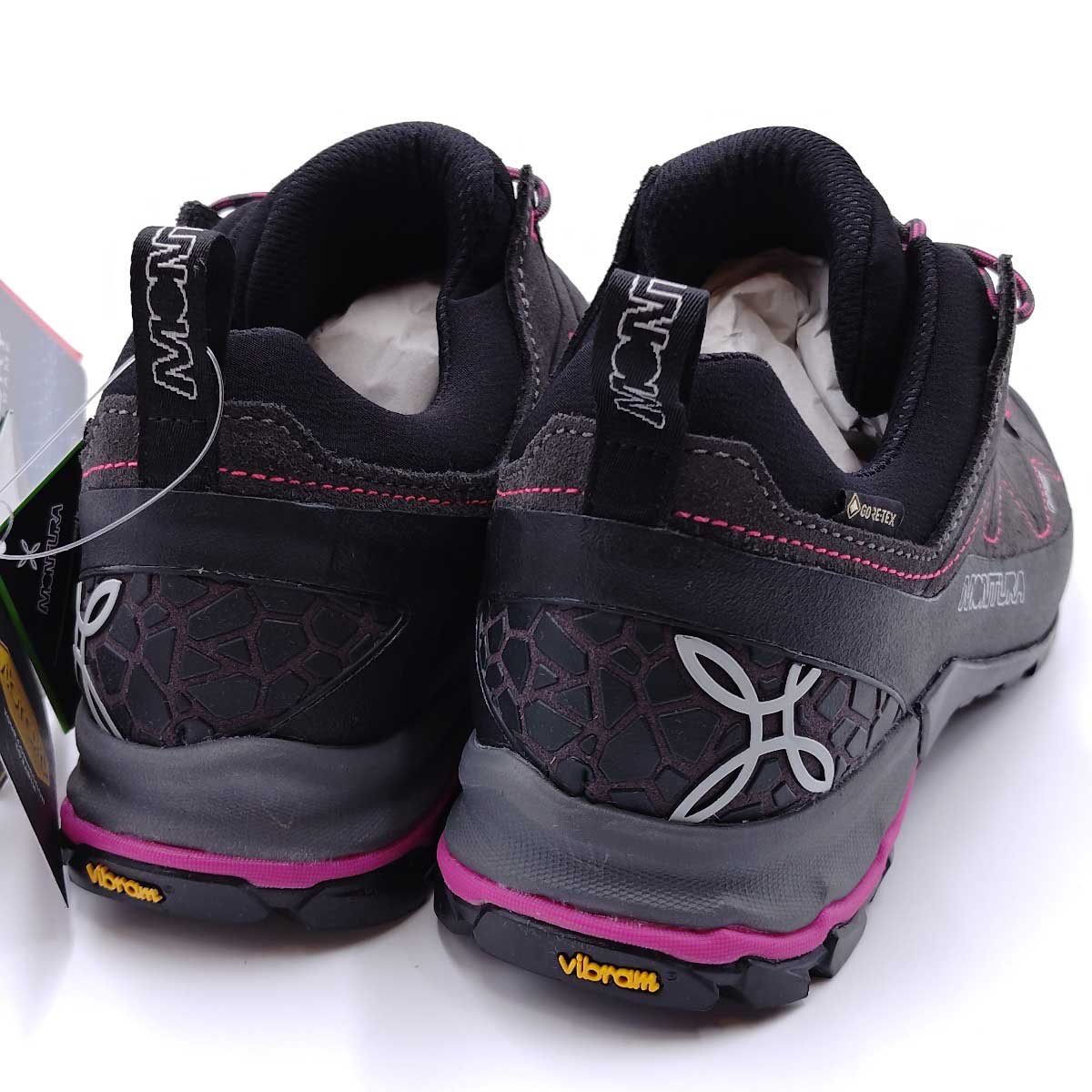 【中古・未使用品】モンチュラ YARU GORE-TEX ヤル 登山靴 トレッキングシューズ サイズUK5.5 (24cm) チャコールグレー S3GA00W レディース MONTURA アプローチ