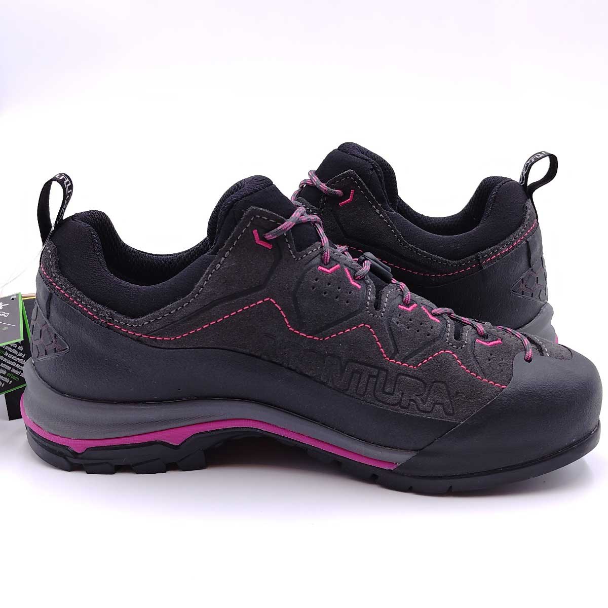【中古・未使用品】モンチュラ YARU GORE-TEX ヤル 登山靴 トレッキングシューズ サイズUK5.5 (24cm) チャコールグレー S3GA00W レディース MONTURA アプローチ