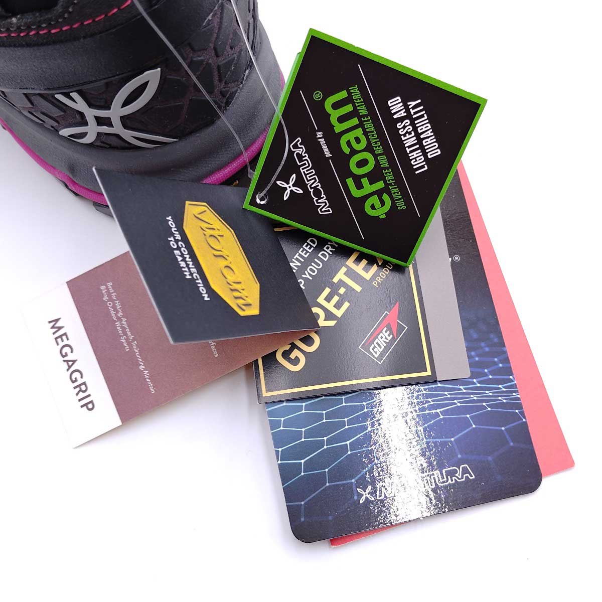【中古・未使用品】モンチュラ YARU GORE-TEX ヤル 登山靴 トレッキングシューズ サイズUK5.5 (24cm) チャコールグレー S3GA00W レディース MONTURA アプローチ