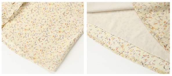 ブラウス シャツ シフォン レディース 長袖 薄手 前開き ボタン フリル ベージュ 花柄 S M お洒落 ゆったり かわいい ガーリー Vネック 着回し お出かけ 普段使い デート ママ カジュアル mdprevattcaulkingandwaterproofing.com