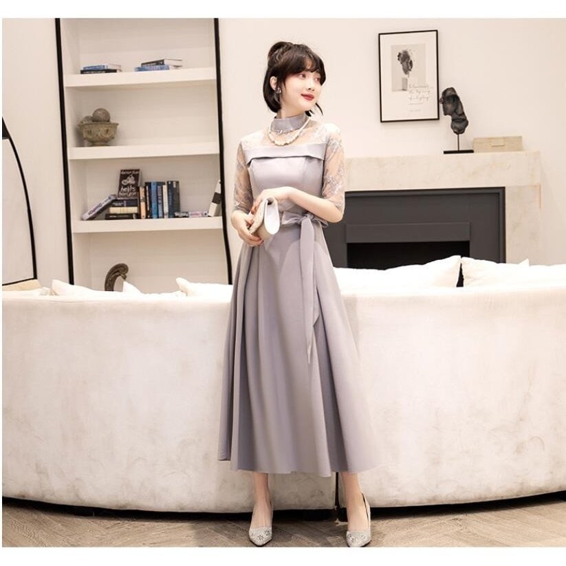 パーティードレス 結婚式 大きい ミモレ丈ワンピース 30代 40代 50代 袖あり きれいめ お呼 パーティードレス 結婚式 大きい ミモレ丈ワンピース 30代 40代 50代 袖あり きれいめ お呼