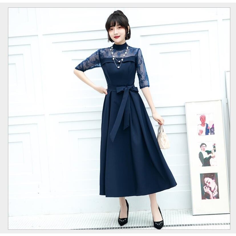 パーティードレス 結婚式 大きい ミモレ丈ワンピース 30代 40代 50代 袖あり きれいめ お呼 パーティードレス 結婚式 大きい ミモレ丈ワンピース 30代 40代 50代 袖あり きれいめ お呼
