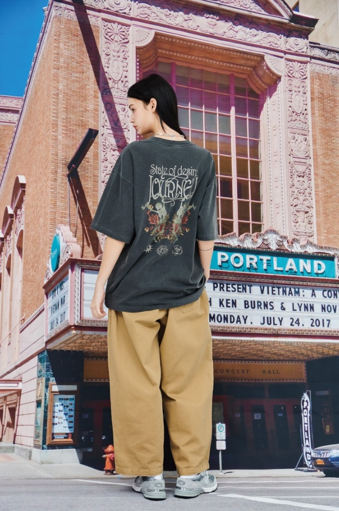 【CPGN STUDIO】Skeleton Pigment Short Sleeve T-shirt CPGN STUDIO】Skeleton Pigment Short Sleeve T-shirt CPGN