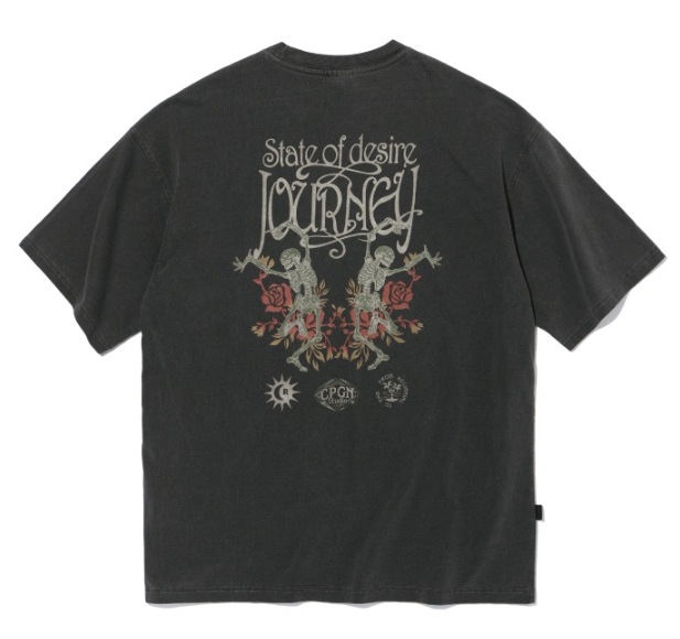 【CPGN STUDIO】Skeleton Pigment Short Sleeve T-shirt CPGN STUDIO】 Skeleton Pigment Short Sleeve T-shirt Tシャツ
