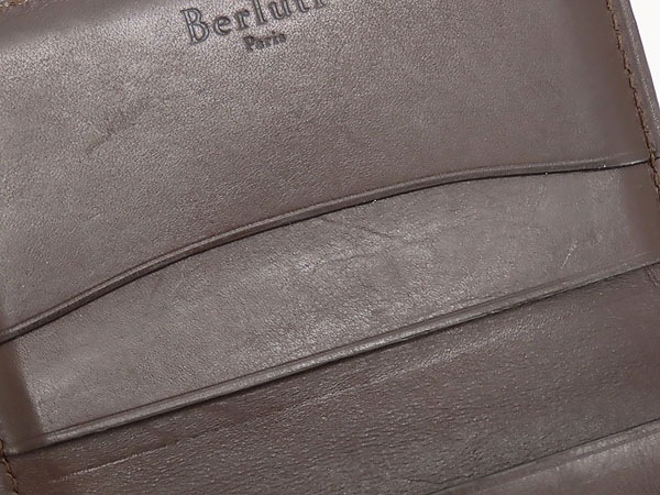 美品ベルルッティカリグラフィインブイアスクリットレザーカードケースパスケース名刺入れブラウンIMBUIA-SCRITTO-V2 美品ベルルッティカリグラフィインブイアスクリットレザーカードケースパスケース名刺入れブラウンIMBUIA-SCRITTO-V2