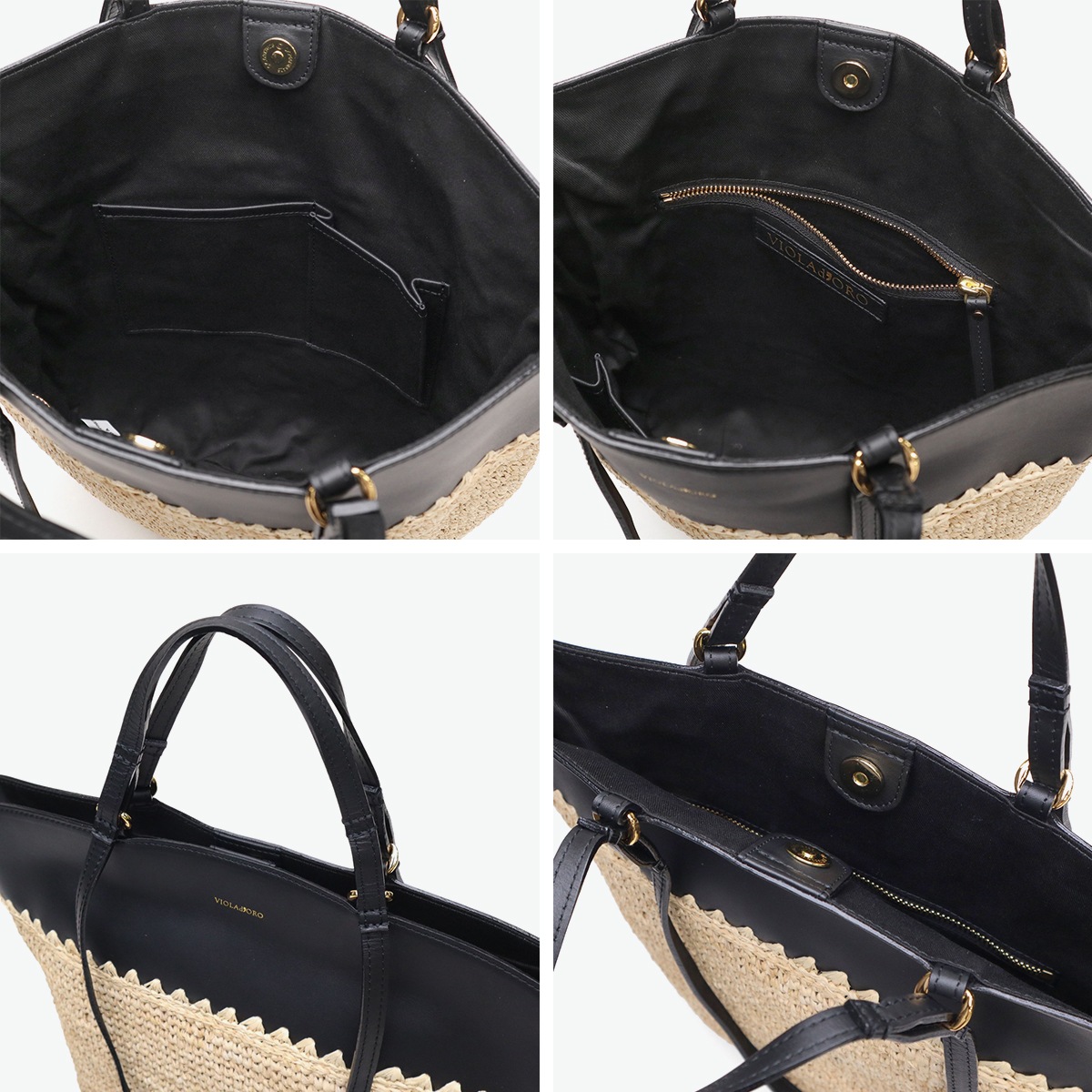 正規品 トートバッグ レディース ブランド 女性 おしゃれ ナチュラル 手持ち 肩がけ 軽量 A4 縦 本革 レザー かご SANDRO ラフィア V-8841