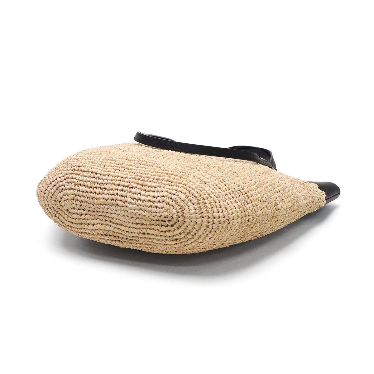 正規品 トートバッグ レディース ブランド 女性 おしゃれ ナチュラル 手持ち 肩がけ 軽量 A4 縦 本革 レザー かご SANDRO ラフィア V-8841