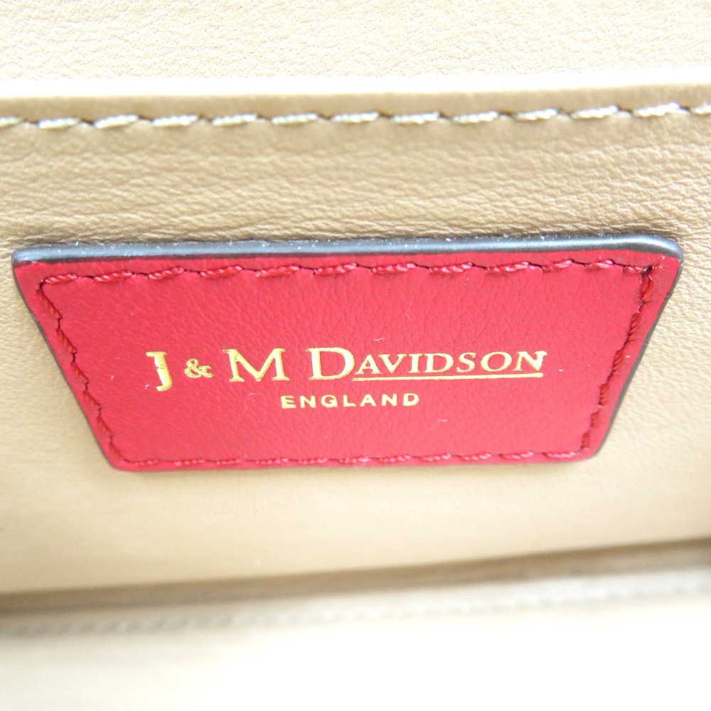 美品 エレノア ショルダーバッグ レザー/レザー レッド 0155【中古】 レディース