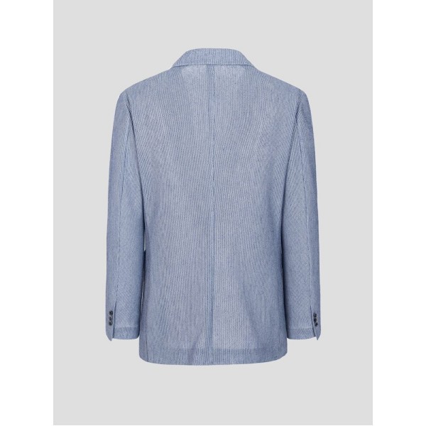 (Logadis) ウールブレンドラッセルティッシュソリッドライクライクライクライクライトジャケットブルー (RY4311P51P) (Logadis) ウールブレンドラッセルティッシュソリッドライクライクライクライクライトジャケットブルー (RY4311P51P)