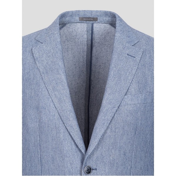 (Logadis) ウールブレンドラッセルティッシュソリッドライクライクライクライクライトジャケットブルー (RY4311P51P) (Logadis) ウールブレンドラッセルティッシュソリッドライクライクライクライクライトジャケットブルー (RY4311P51P)