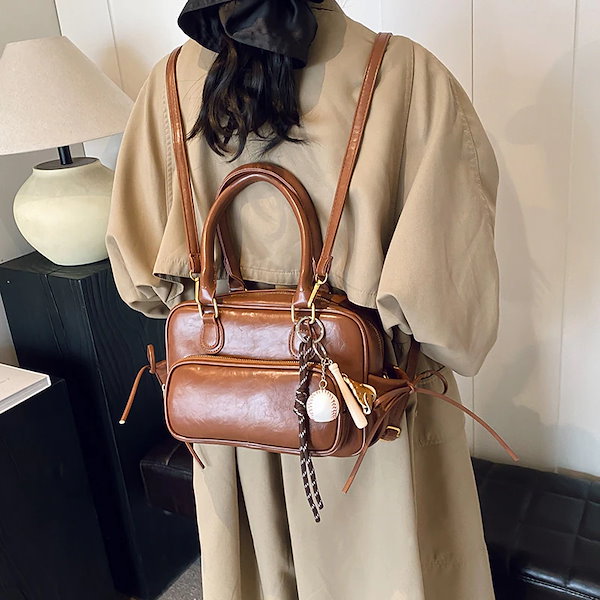 新品タグ付き❤️スケルトンバッグ❤️ANEW2025新作 Qoo10] 2025新作バッグ大容量 簡約ショルダー