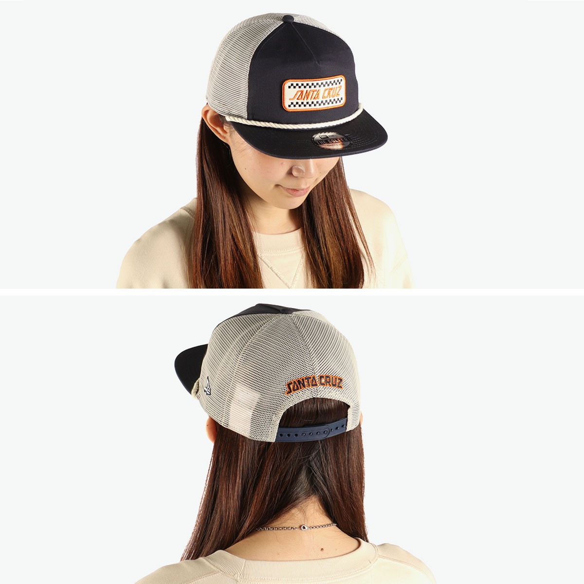 正規取扱店 キャップ メンズ レディース 深め 大きめ ブランド おしゃれ コラボ 刺繍 サイズ調整 カジュアルストリート コットン メッシュ SANTA CRUZ The Golfer トラッカー