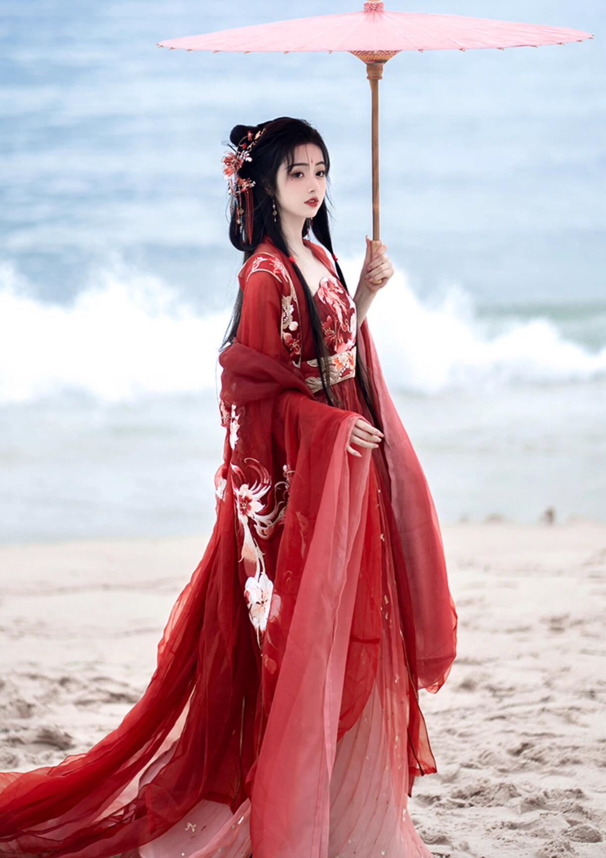 華やか漢服 中華コスプレ衣装 振り袖 引き裾 中国古代服装 九尾狐狸 刺しゅう コスプレ衣装 ワインレッド 姫様 中華衣裳 舞台 ステージ衣裳 演出 撮影 華流 仙女 妖精 コスチューム S M L 華やか漢服 中華コスプレ衣装 振り袖 引き裾 中国古代服装 九尾狐狸 刺しゅう コスプレ衣装 ワインレッド 姫様 中華衣裳 舞台 ステージ衣裳 演出 撮影 華流 仙女 妖精 コスチューム S M L