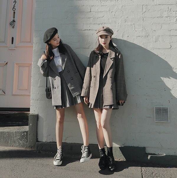 セットアップレディースチェック柄スーツ2点セットスリムカジュアルスカートプリーツジャケットスーツジャケットエレガントお出かけオフィス入学式卒業式入園式おしゃれ