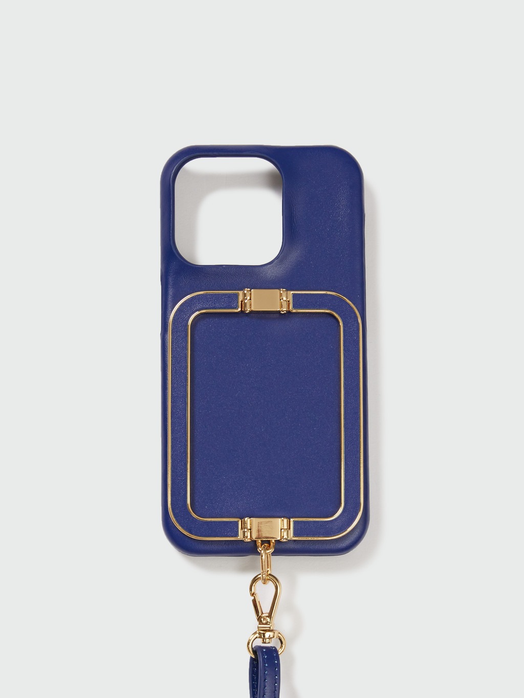 【EENK】送料/関税込 Phone Case with Leather Strap - Blue EENK】送料/関税込 Phone Case with Leather Strap - Blue