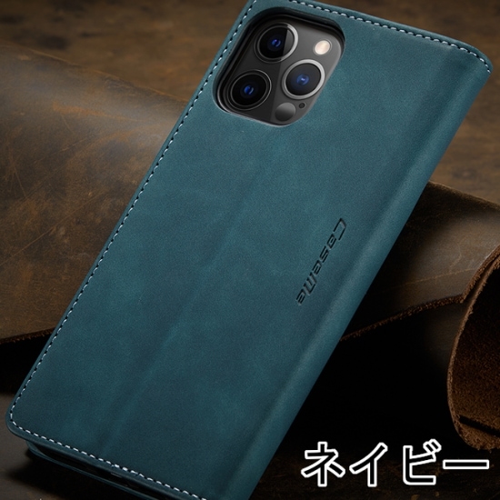 【取寄：納期2週間】iPhoneケース レディース メンズ 本革 上質 牛革 ビジネス シンプル ネイビー レッド ブラック ブラウン ダークブラウン オシャレ 落下防止 保護ケース iPhone