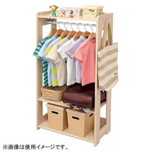 アイリスオーヤマ KWR-1260(ナチユラル) 木製ワードローブ (ナチュラル) KWR1260ナチユラル