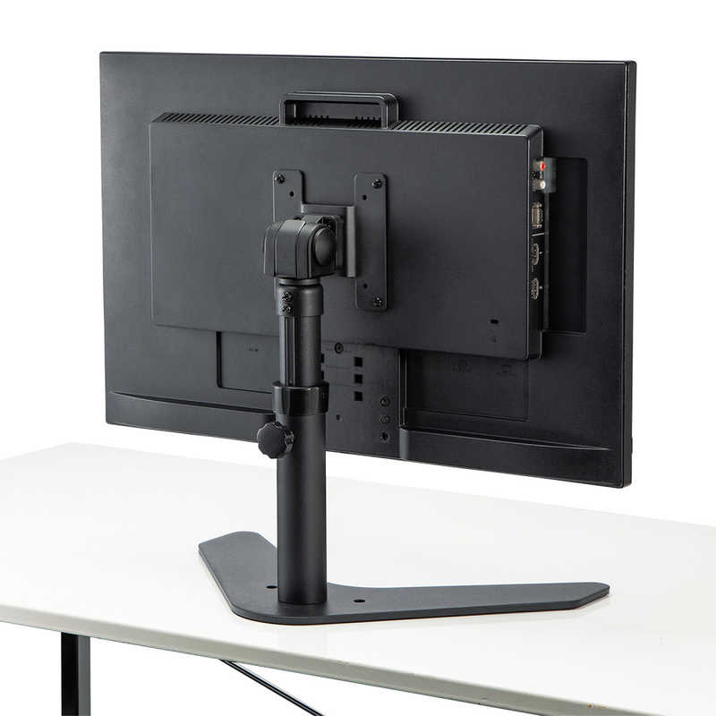 サンワサプライ 卓上モニタースタンド(回転・高さ調整付き) CR-LAD1110BK サンワサプライ 卓上モニタースタンド(回転・高さ調整付き) CR-LAD1110BK