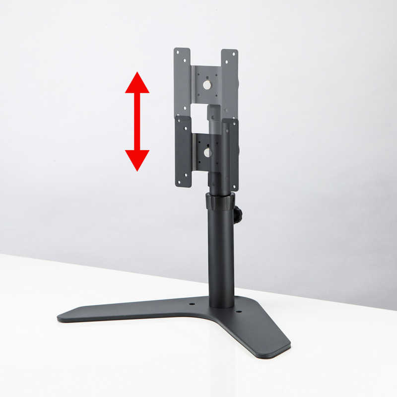 サンワサプライ 卓上モニタースタンド(回転・高さ調整付き) CR-LAD1110BK サンワサプライ 卓上モニタースタンド(回転・高さ調整付き) CR-LAD1110BK