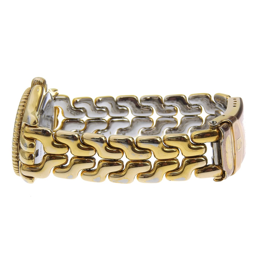 セル デイト S94.015 腕時計 金メッキ ステンレススチール クオーツ アナログ表示 レディース ベージュ文字盤 中古品 セル デイト S94.015 腕時計 金メッキ ステンレススチール クオーツ アナログ表示 レディース ベージュ文字盤 中古品