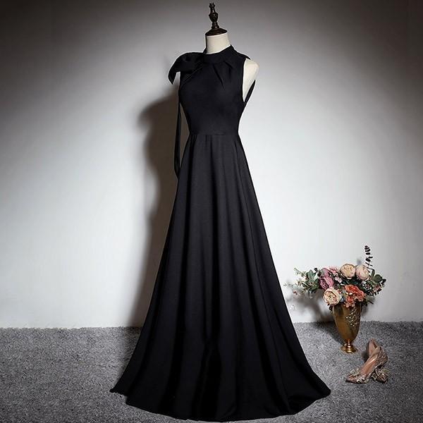 ドレス 大人 ピアノ 発表会 ロングドレス ノースリーブ 演奏会 結婚式 母親 演奏会用ドレス ロング 黒 披露宴 レディース 演奏会ドレス
