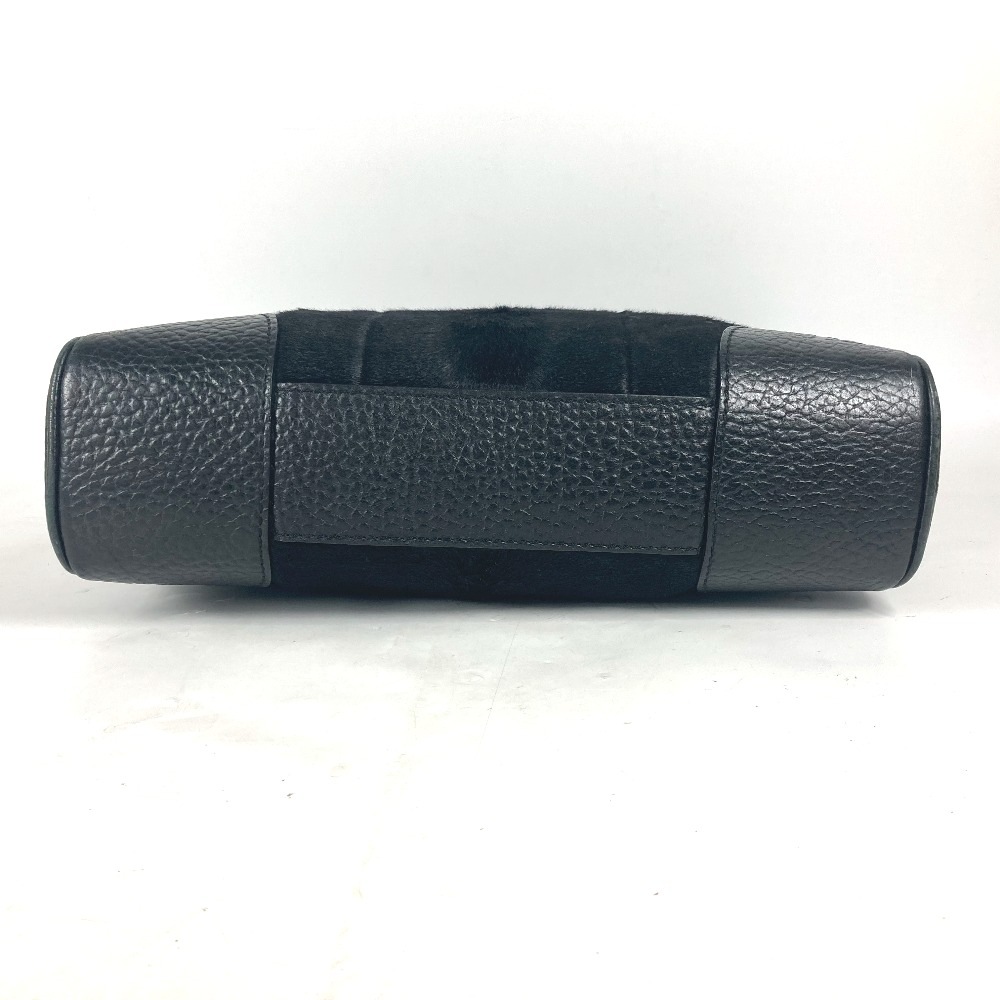 ショルダーバッグ M95247 カバウィスラー ハンドバッグ カバン 肩掛け 縦型 ハラコ ブラック