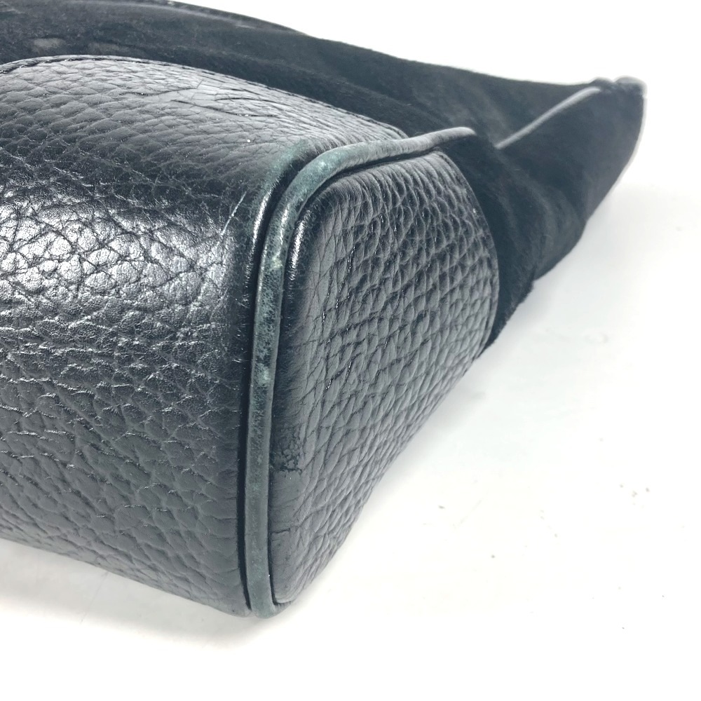 ショルダーバッグ M95247 カバウィスラー ハンドバッグ カバン 肩掛け 縦型 ハラコ ブラック