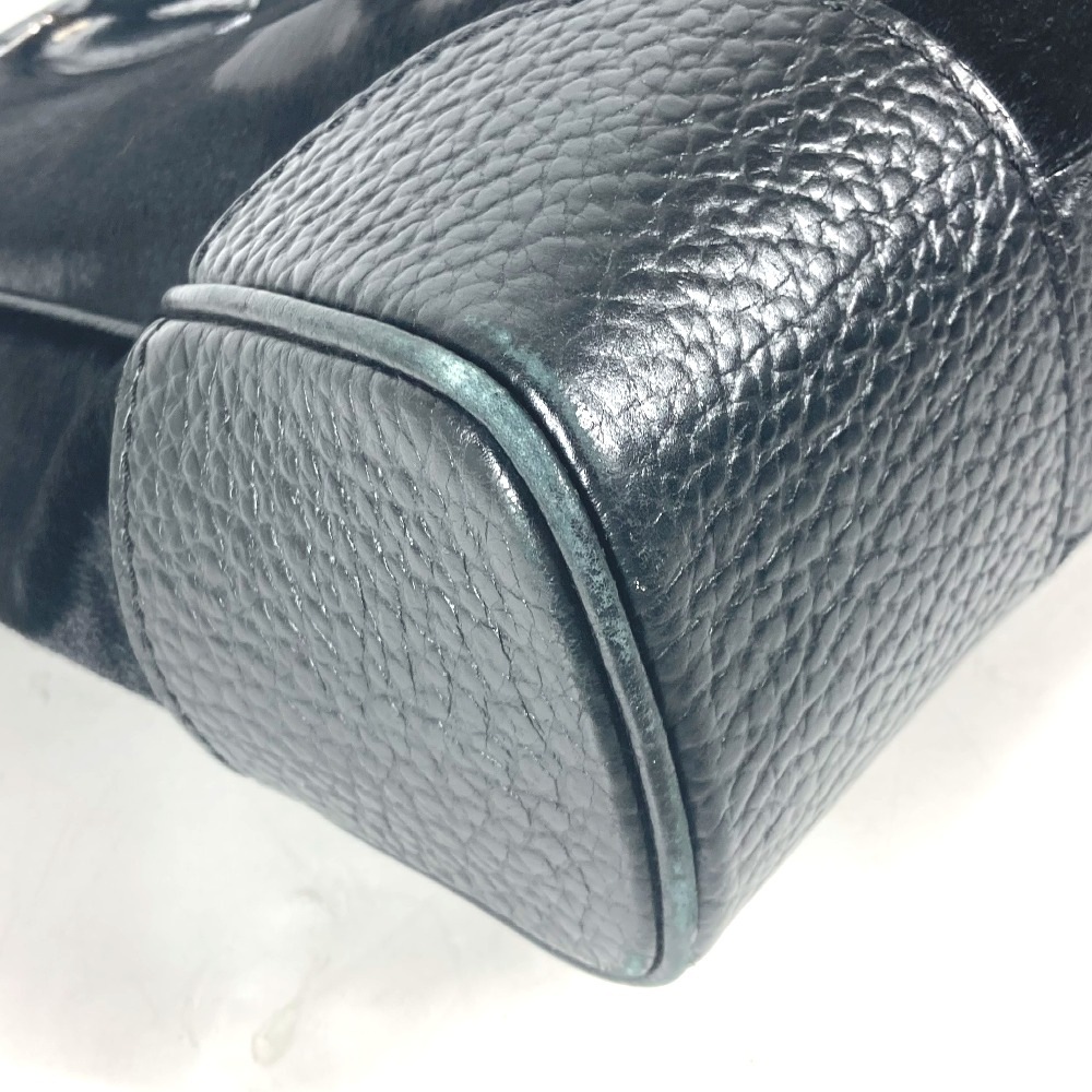 ショルダーバッグ M95247 カバウィスラー ハンドバッグ カバン 肩掛け 縦型 ハラコ ブラック