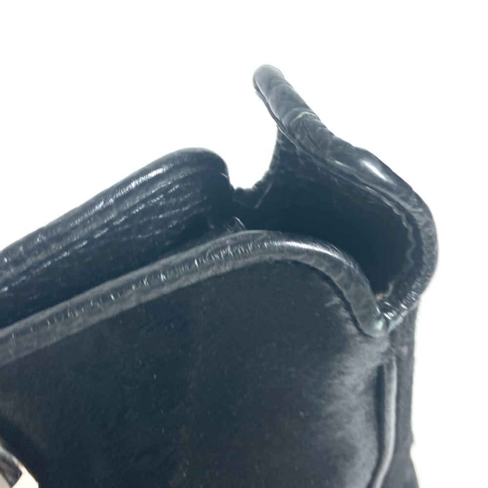 ショルダーバッグ M95247 カバウィスラー ハンドバッグ カバン 肩掛け 縦型 ハラコ ブラック