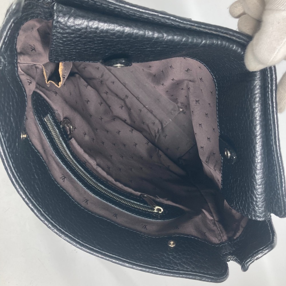 ショルダーバッグ M95247 カバウィスラー ハンドバッグ カバン 肩掛け 縦型 ハラコ ブラック