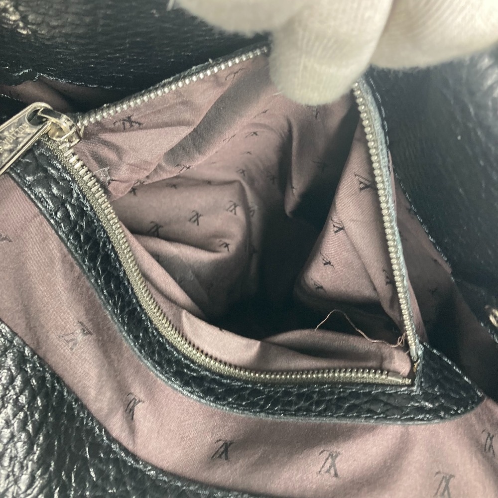 ショルダーバッグ M95247 カバウィスラー ハンドバッグ カバン 肩掛け 縦型 ハラコ ブラック