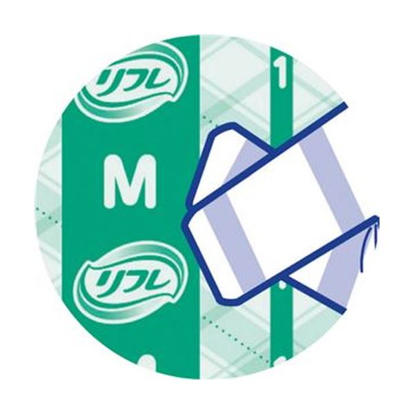 （まとめ）リブドゥコーポレーション リフレ簡単テープ止めタイプ 横モレ防止 小さめM 1パック（32枚）5セット