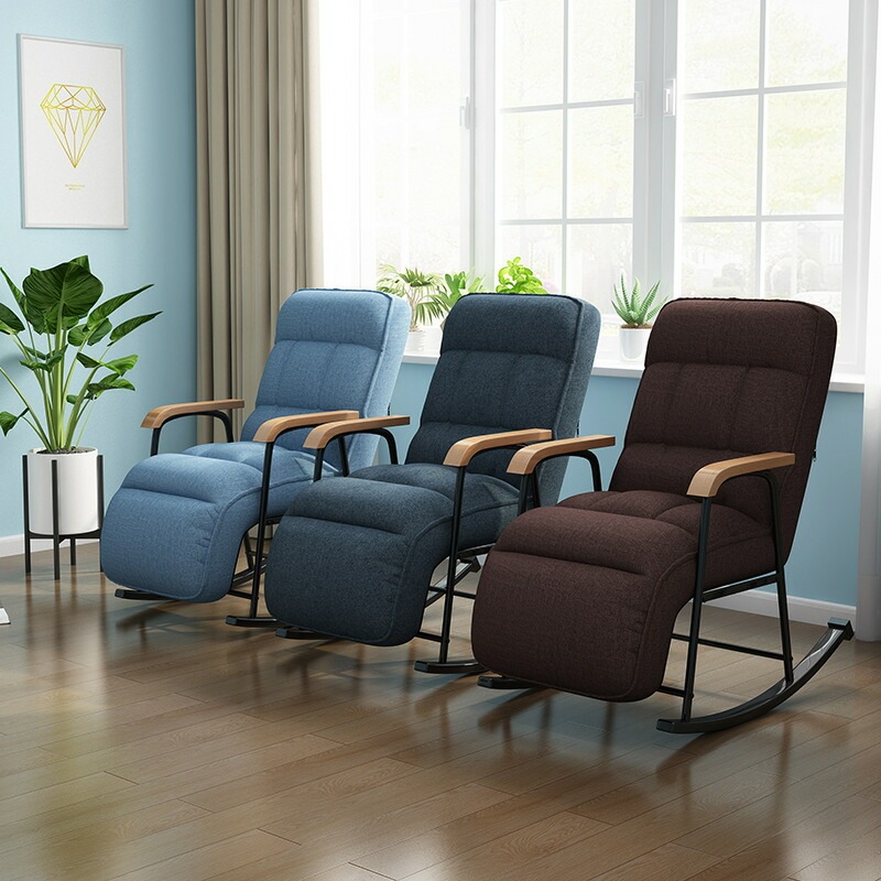 ン有ロッキングチェア 北欧風 シンプル 一人掛け 昼寝 リラックスチェア 書斎椅子 ベランダ くつろぎ用 リビング椅子 日用雑貨 家具 便利
