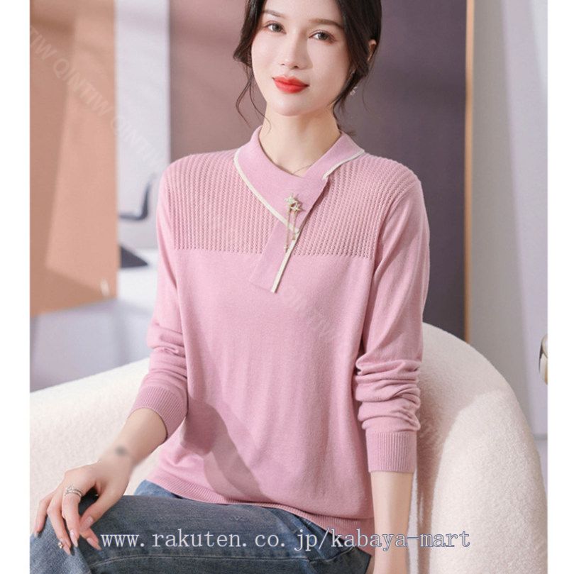 クーポン リブニット セーター ハイネック 長袖 暖かい 細見え トップス チュニック レディース ニット インナー タートルネック 薄手 大きいサイズ 可愛い 上品 Tシャツ おしゃれ オフィス 着