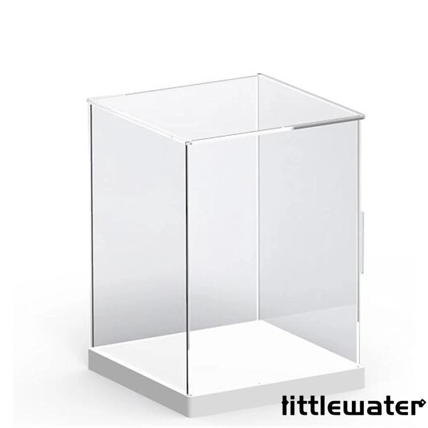 フィギュアケース コレクションケース 透明扉 扉付き 人形ケース アクリケース 大型 幅30ｘ奥行30ｘ高40cm 板厚3mm UVカット 透明収納 模型 防塵