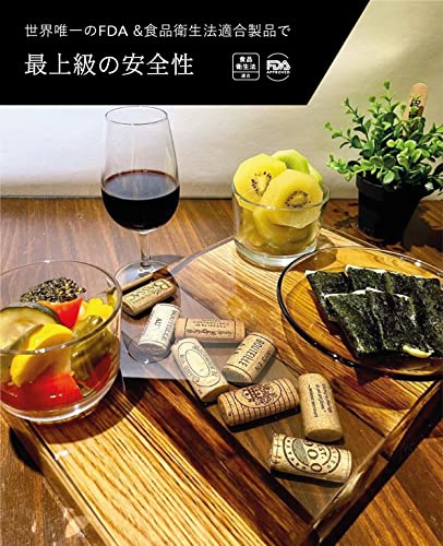 フローレスレジン 海アート用エポキシ樹脂 速乾/高粘度 2液性エポキシレジン レジンアート 4kg セル波 コーティング 各種DIY用