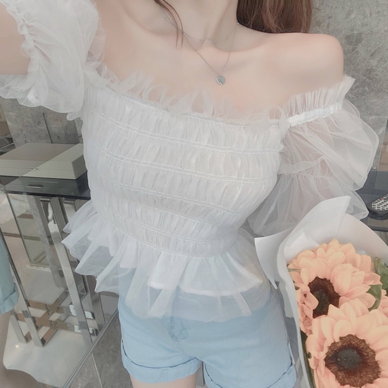 ブラウス トップス オフショルチュールシャーリングトップス レディース オフショルトップス シャーリングトップス 袖あり 半袖 肩出し オフショルダー レース シャツ チュール 無地 透け感 ブラウス トップス オフショルチュールシャーリングトップス レディース オフショルトップス シャーリングトップス 袖あり 半袖 肩出し オフショルダー レース シャツ チュール 無地 透け感