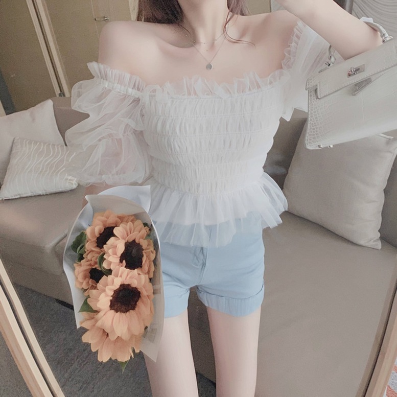 ブラウス トップス オフショルチュールシャーリングトップス レディース オフショルトップス シャーリングトップス 袖あり 半袖 肩出し オフショルダー レース シャツ チュール 無地 透け感 ブラウス トップス オフショルチュールシャーリングトップス レディース オフショルトップス シャーリングトップス 袖あり 半袖 肩出し オフショルダー レース シャツ チュール 無地 透け感