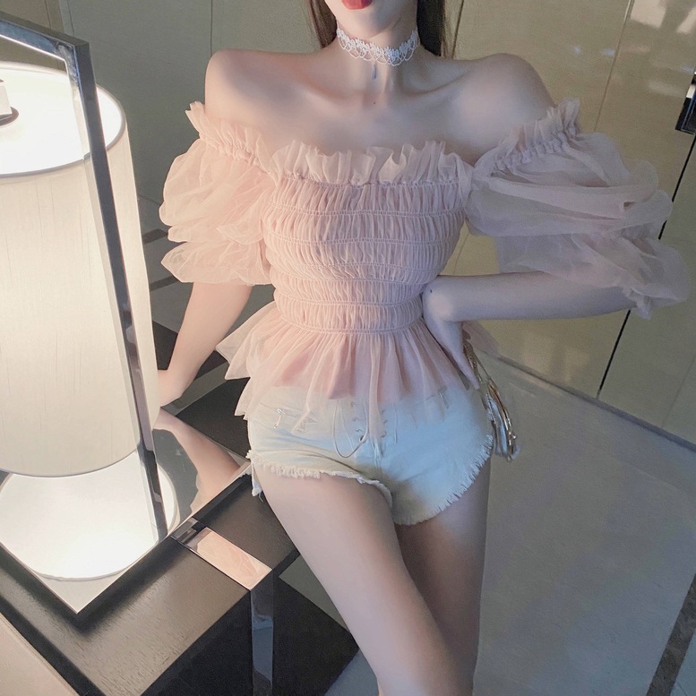 ブラウス トップス オフショルチュールシャーリングトップス レディース オフショルトップス シャーリングトップス 袖あり 半袖 肩出し オフショルダー レース シャツ チュール 無地 透け感 ブラウス トップス オフショルチュールシャーリングトップス レディース オフショルトップス シャーリングトップス 袖あり 半袖 肩出し オフショルダー レース シャツ チュール 無地 透け感