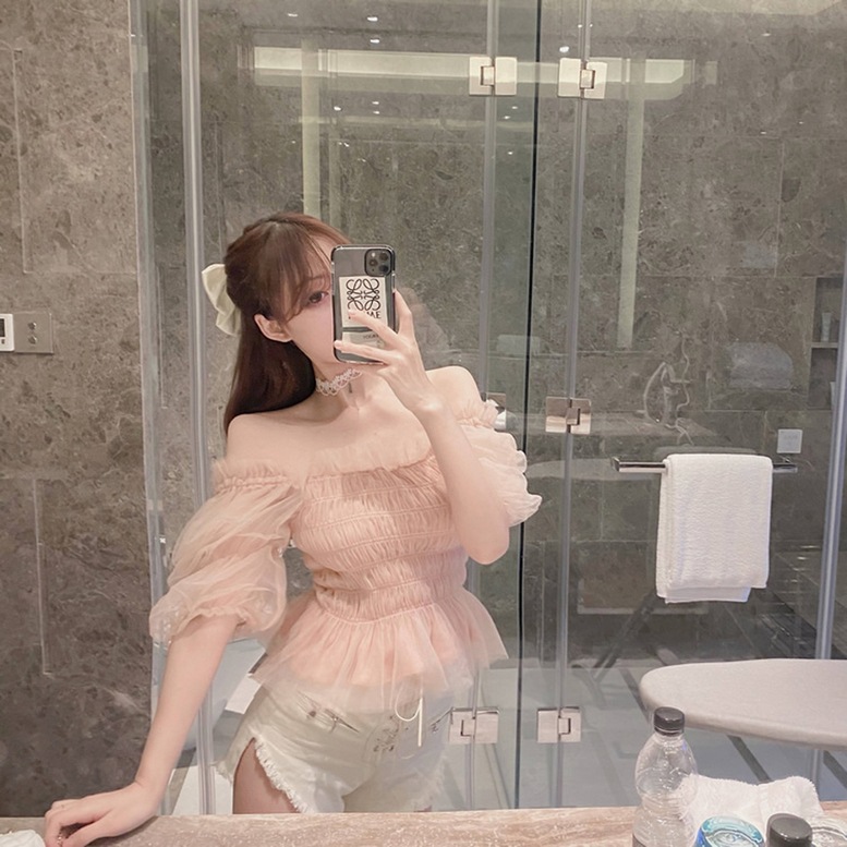 ブラウス トップス オフショルチュールシャーリングトップス レディース オフショルトップス シャーリングトップス 袖あり 半袖 肩出し オフショルダー レース シャツ チュール 無地 透け感 ブラウス トップス オフショルチュールシャーリングトップス レディース オフショルトップス シャーリングトップス 袖あり 半袖 肩出し オフショルダー レース シャツ チュール 無地 透け感