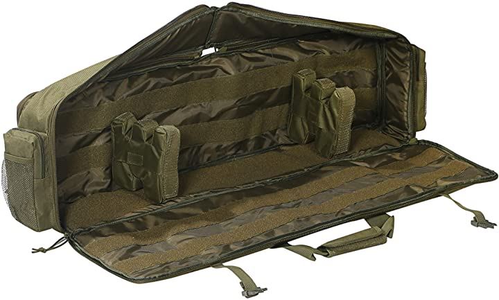 ガンケース 大容量 W100cm 2本 2丁 収納 ライフル ソフト サバゲー カメラ 三脚 釣り